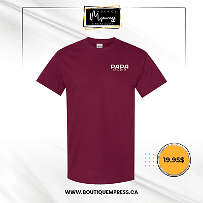 T-Shirt PAPA est. (année) T-Shirt PAPA est. (année)