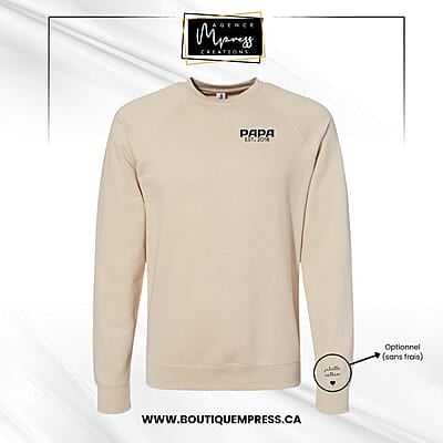 Crewneck Papa (année) Crewneck Papa (année)