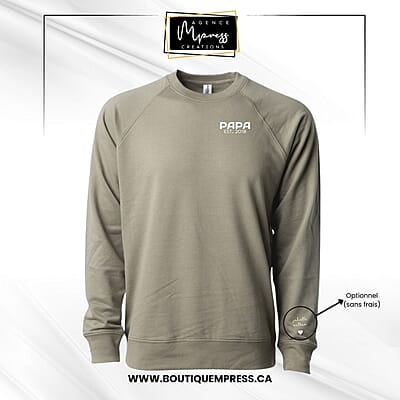Crewneck Papa (année) Crewneck Papa (année)