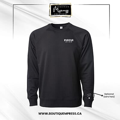 Crewneck Papa (année) Crewneck Papa (année)