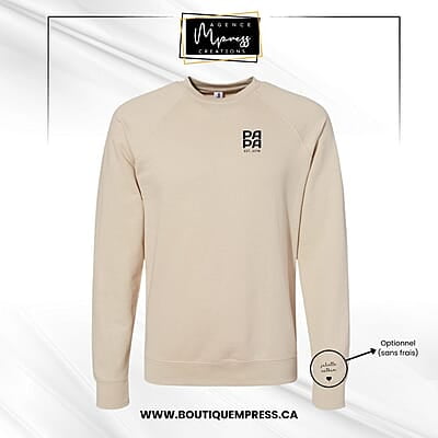 Crewneck logo PAPA Crewneck logo PAPA