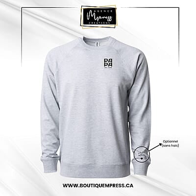 Crewneck logo PAPA Crewneck logo PAPA
