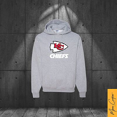 Hoodie gris - Chiefs Kansas City Hoodie gris - Chiefs Kansas City