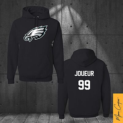 Hoodie noir - Philadelphia Eagles Hoodie noir - Philadelphia Eagles