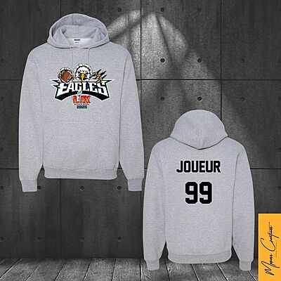 Hoodie gris - Eagles LIX Hoodie gris - Eagles LIX