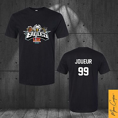 T-Shirt noir - Eagles LIX T-Shirt noir - Eagles LIX