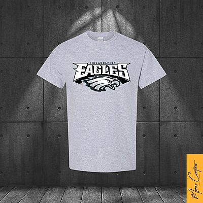 T-Shirt gris - Philadelphia Eagles