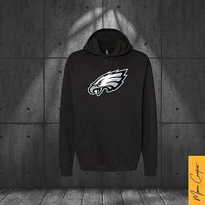 Hoodie noir - Philadelphia Eagles