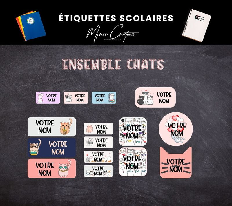Étiquettes Chat Étiquettes Chat