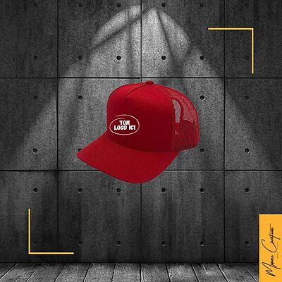 Casquette 5 panneaux courbée (trucker's hat) Casquette 5 panneaux courbée (trucker's hat)