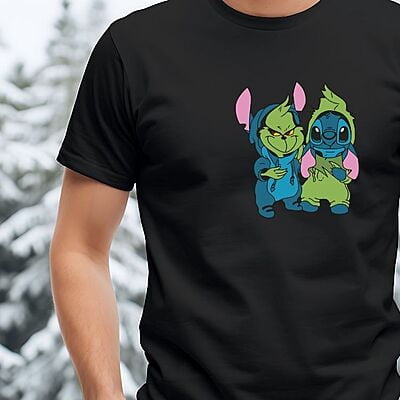 Chandail Grinch et Stitch