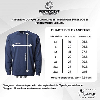 Crewneck Papa (année) Crewneck Papa (année)