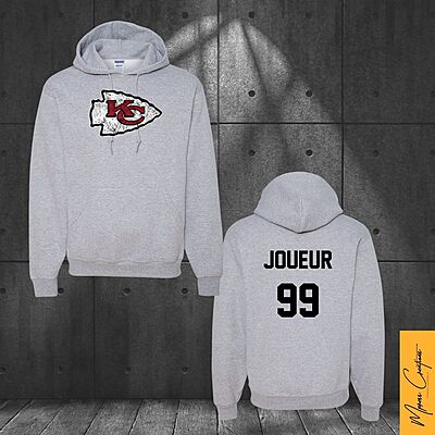 Hoodie Gris - KC Chiefs Hoodie Gris - KC Chiefs