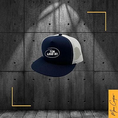 Casquette 5 panneaux (trucker's hat)