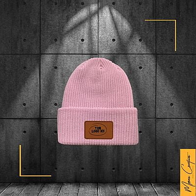 Tuque Beanie Accent - Patch en cuir Tuque Beanie Accent - Patch en cuir