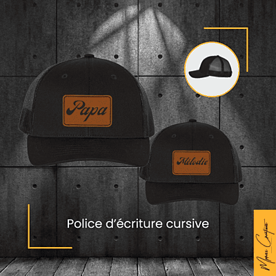 Duo casquettes noires Duo casquettes noires