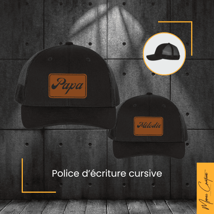 Duo casquettes noires Duo casquettes noires