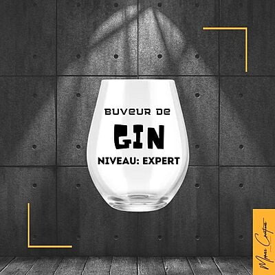 Verre - Buveur de Gin, niveau expert